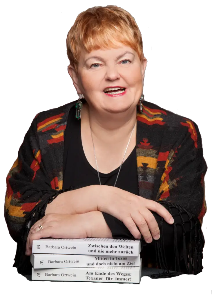 Autorin Barbara Ortwein mit ihrem Buch "Im Banne der Zauberin Morgan"